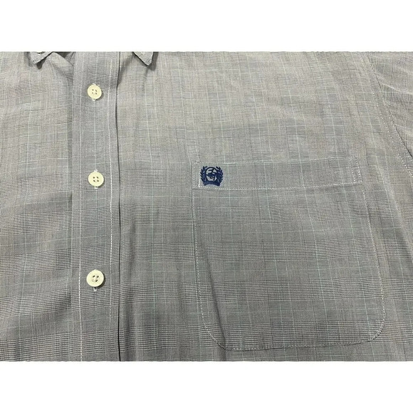 Cinch Men's Gray Plaid Western Cowboy Button Down Long Sleeve Shirt Size Large - Picture 2 of 7